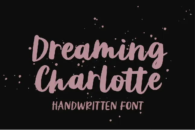 Dreaming Charlotte font