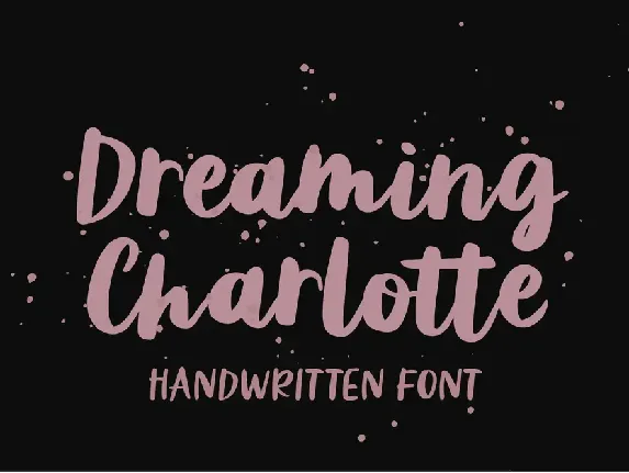 Dreaming Charlotte font