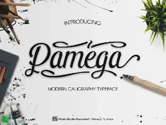 Pamega Script font