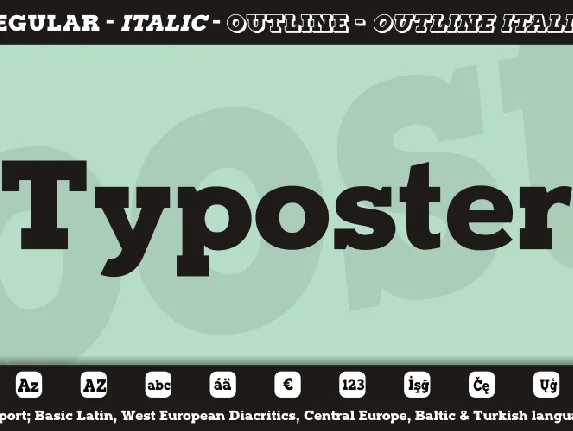 Typoster font