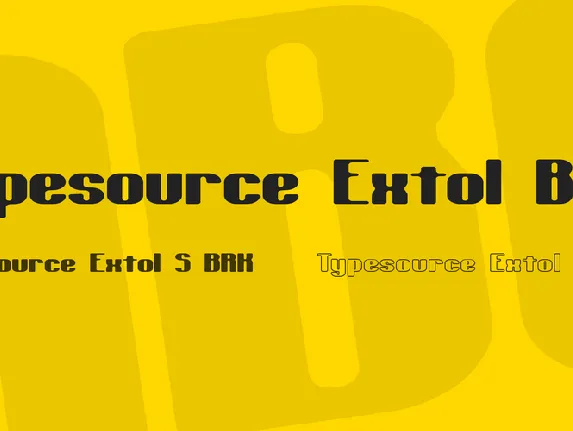 Typesource Extol BRK font