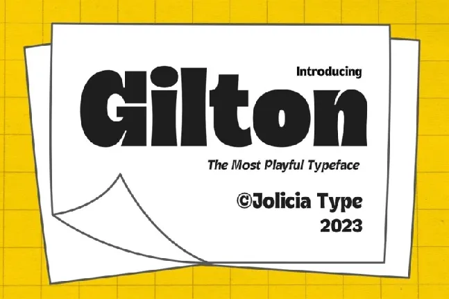 Gilton font