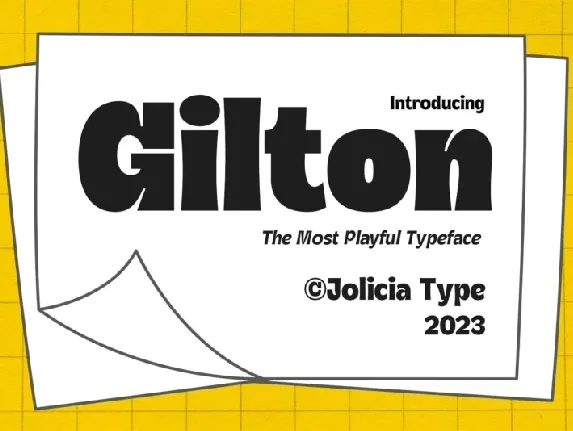 Gilton font