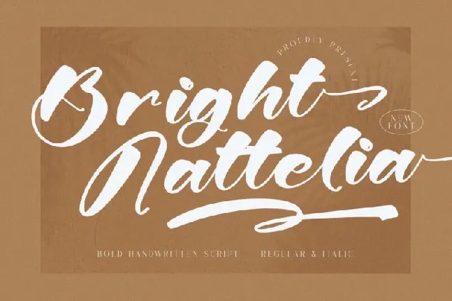 Bright Nattelia font