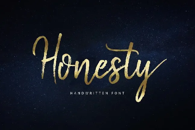 Honesty Script font