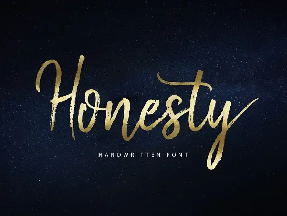 Honesty Script font