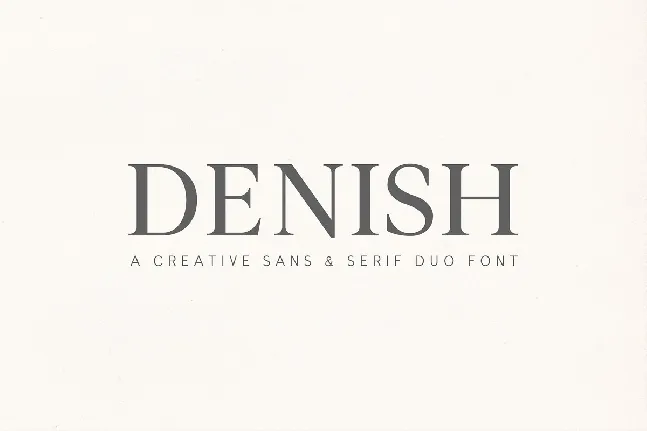 Denish font