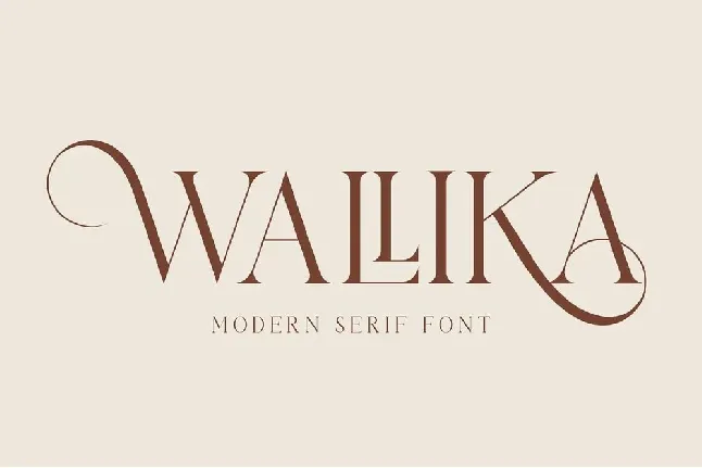 Wallika font