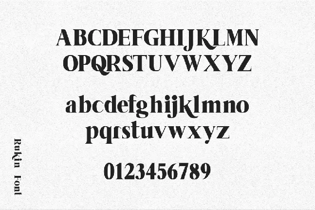 Rukin font