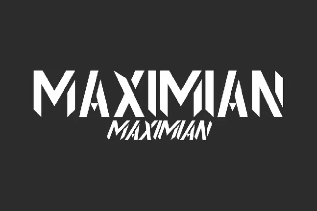 Maximian Demo font