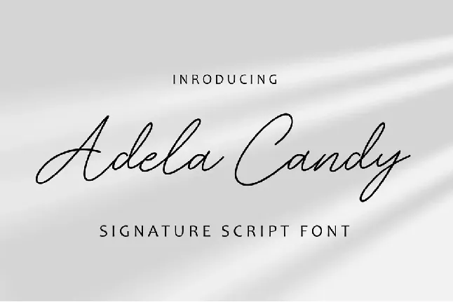 Adela Candy font