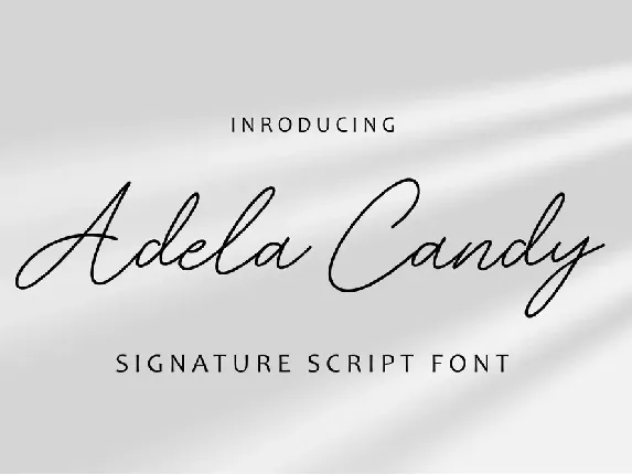 Adela Candy font