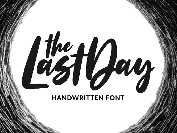 The Last Day font