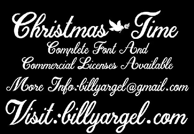 Christmas Time Personal Use font