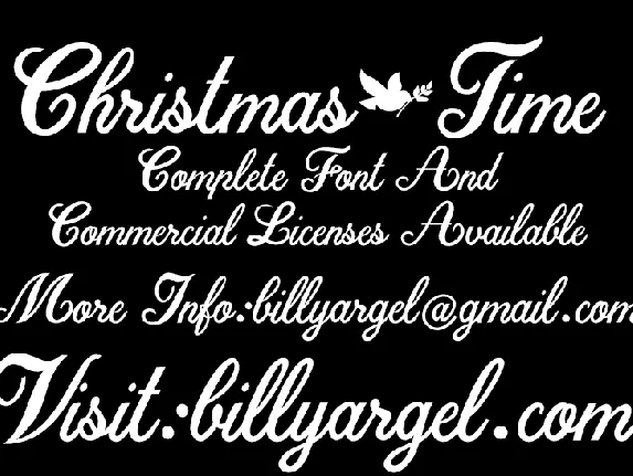 Christmas Time Personal Use font