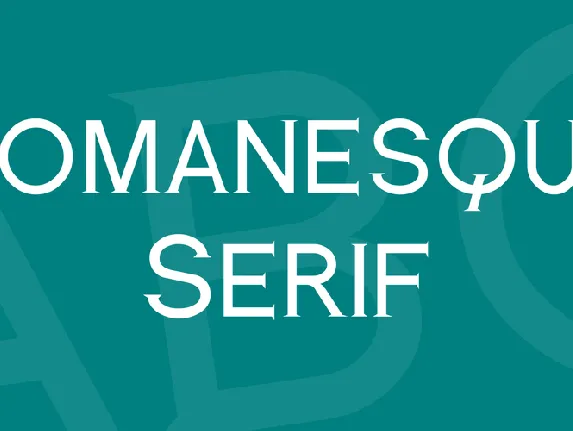 Romanesque Serif font