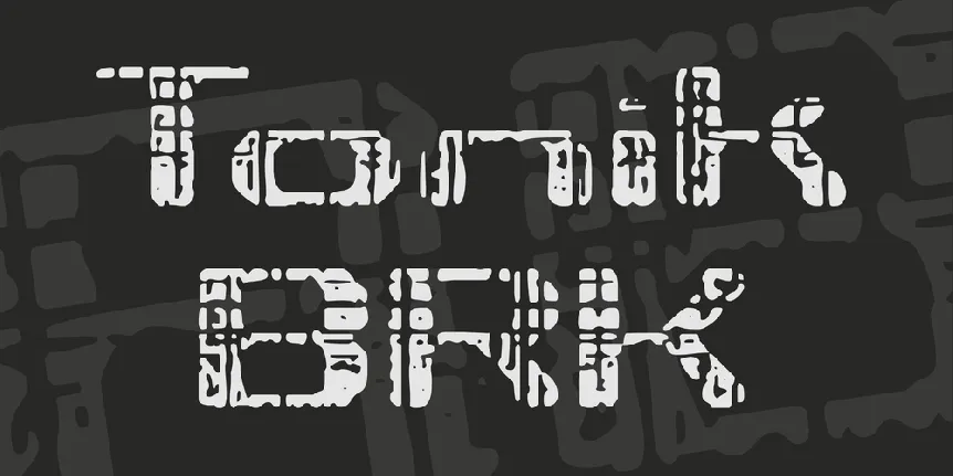 Tonik BRK font