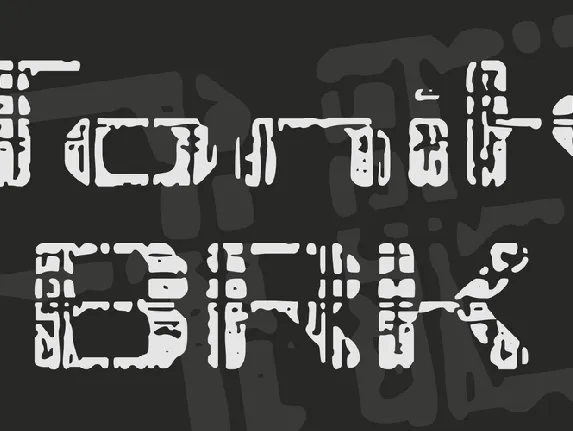 Tonik BRK font