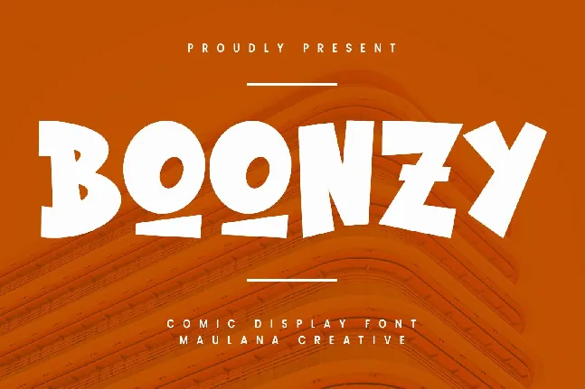 Boonzy font