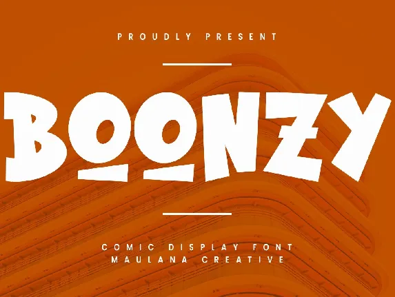 Boonzy font