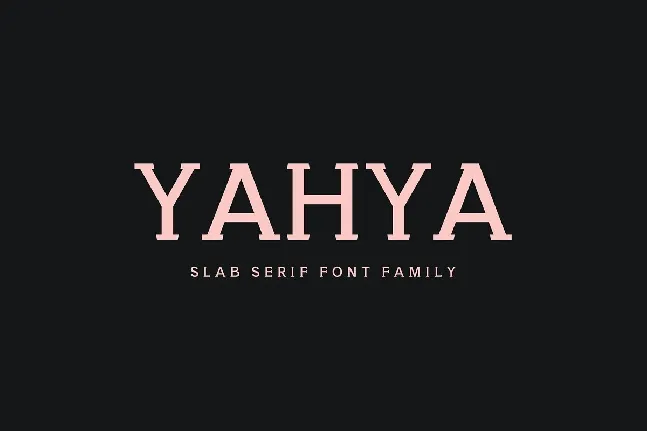 Yahya font