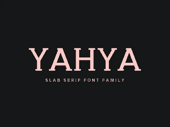 Yahya font