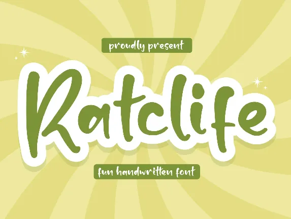 Ratclife font