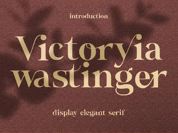 Wastinger font