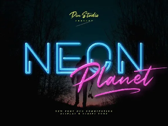 Neon Planet font