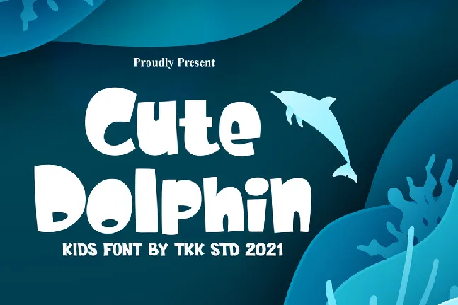 Cute Dolphin font