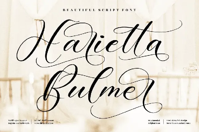 Harietta Bulmer font