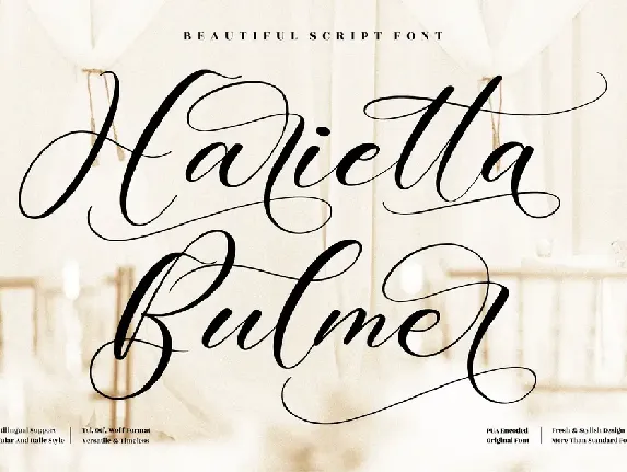 Harietta Bulmer font