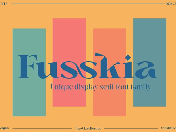 Fusskia Demo font