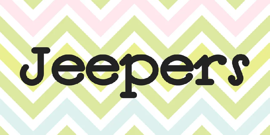 Jeepers font