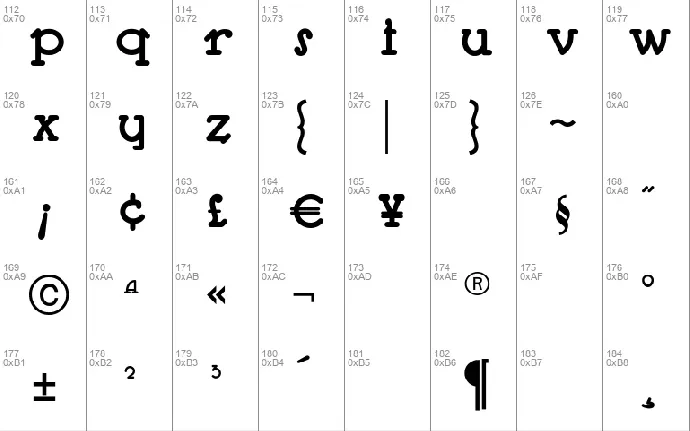 Jeepers font