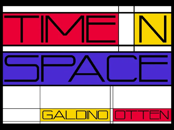 Time N Space font