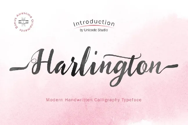 Harlington font