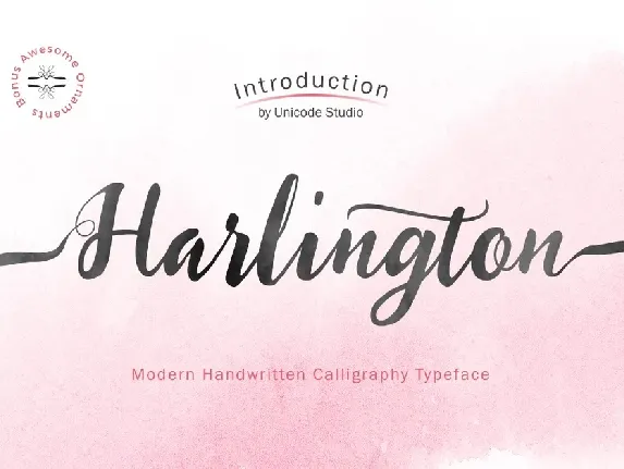 Harlington font