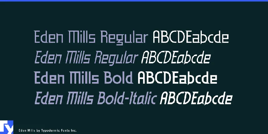 Eden Mills font