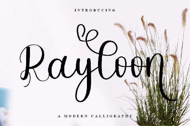 Rayloon font