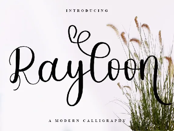 Rayloon font