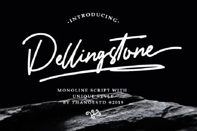 Dellingstone Signature font