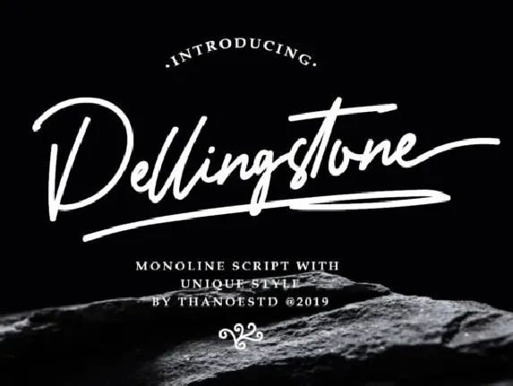 Dellingstone Signature font