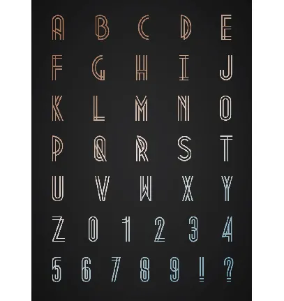 Metropolis 1920 font