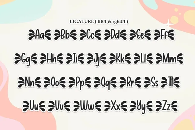 Colorfully Display font