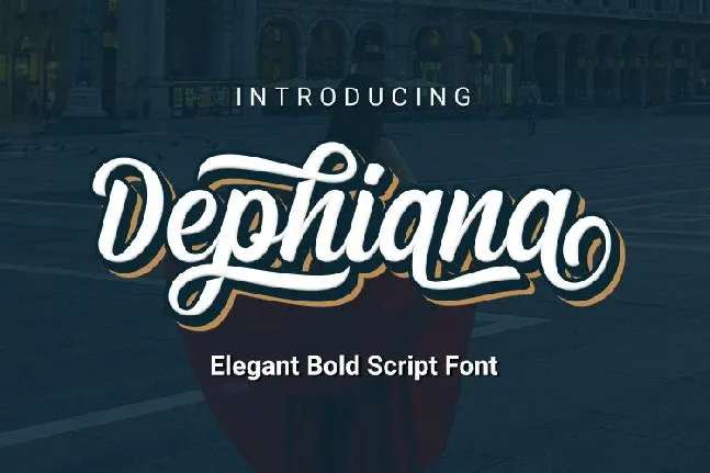 Dephiana Bold Script font