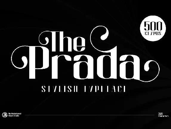 The Prada font