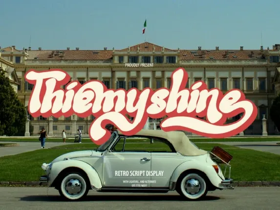 Thiemyshine font