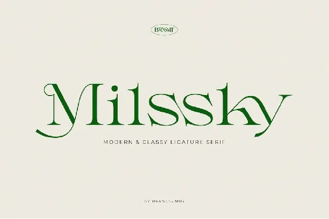 Milssky font