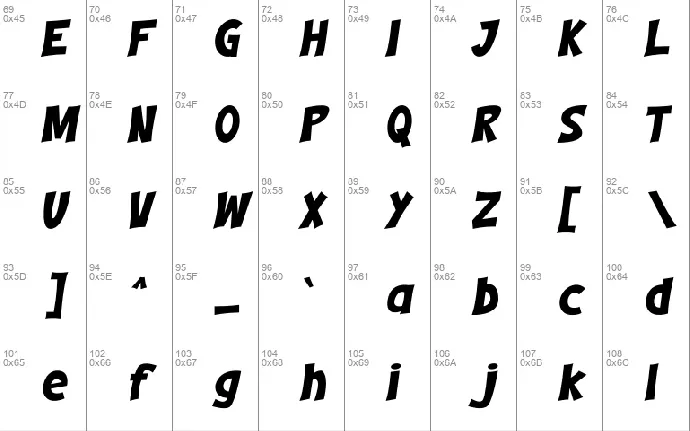 KOMIKZ font